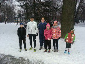 Trening 3.km v parku