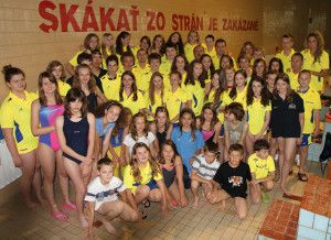 Spoločná fotka plavcov ŠKP Košice